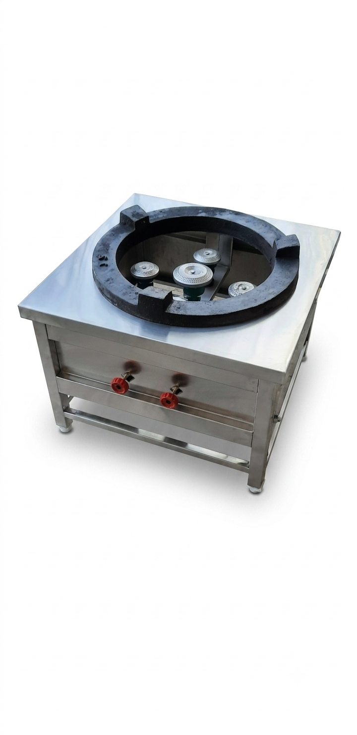 SS 5 Burner Biryani Cooking Range