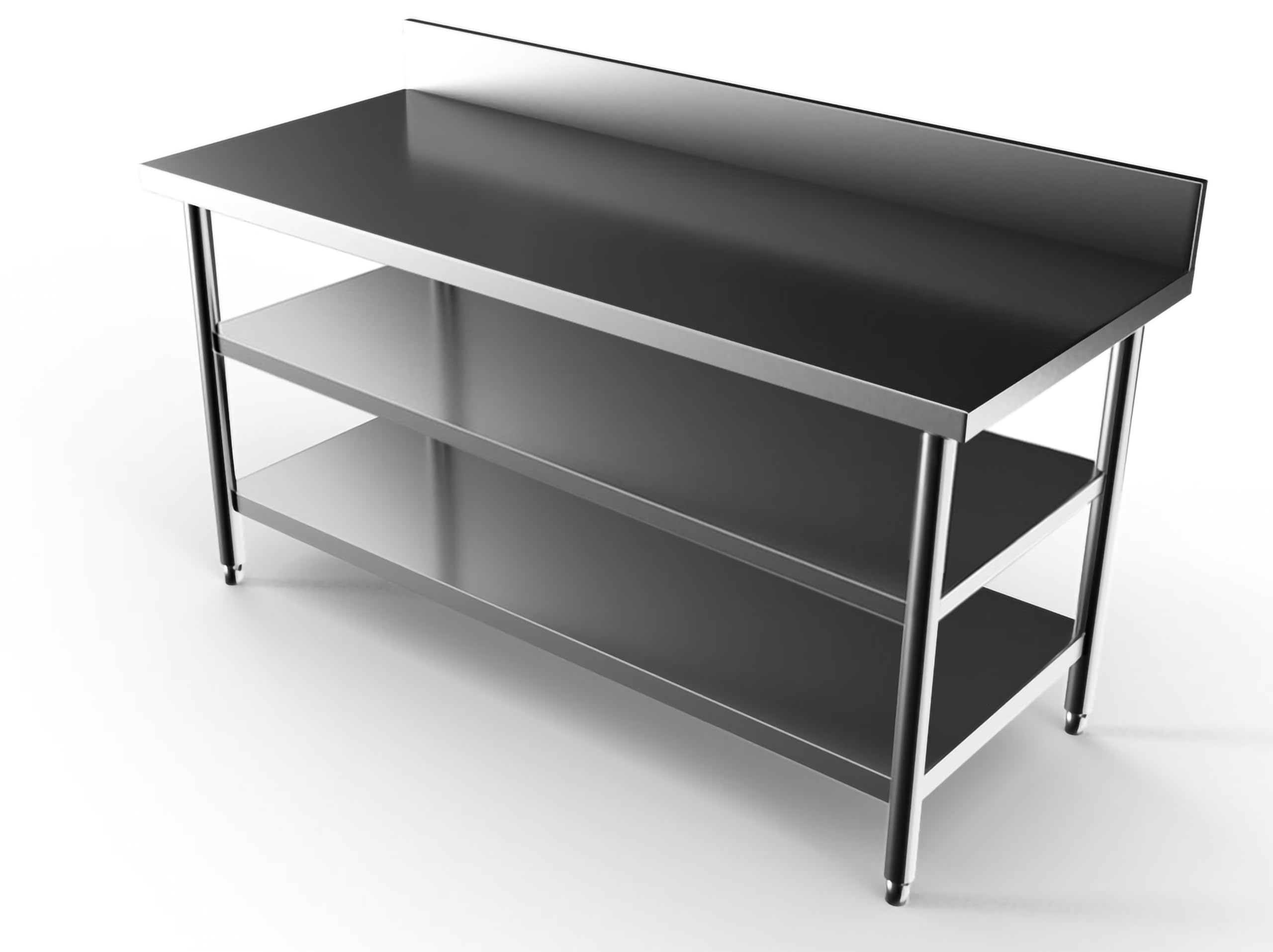 SS Working Table 2 Under Shelves (2US)